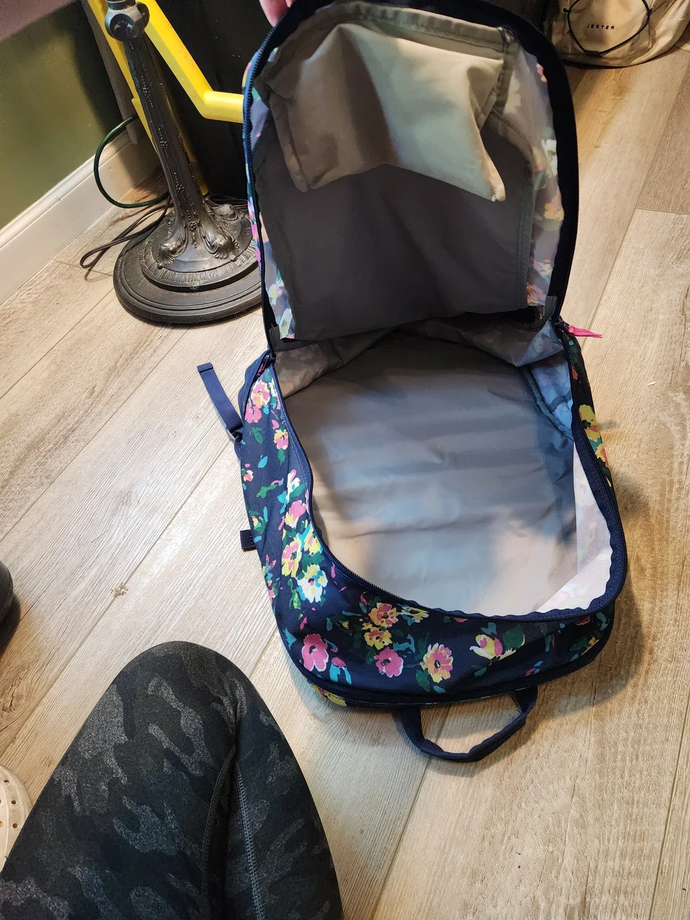 Floral Navy Women's Backpack